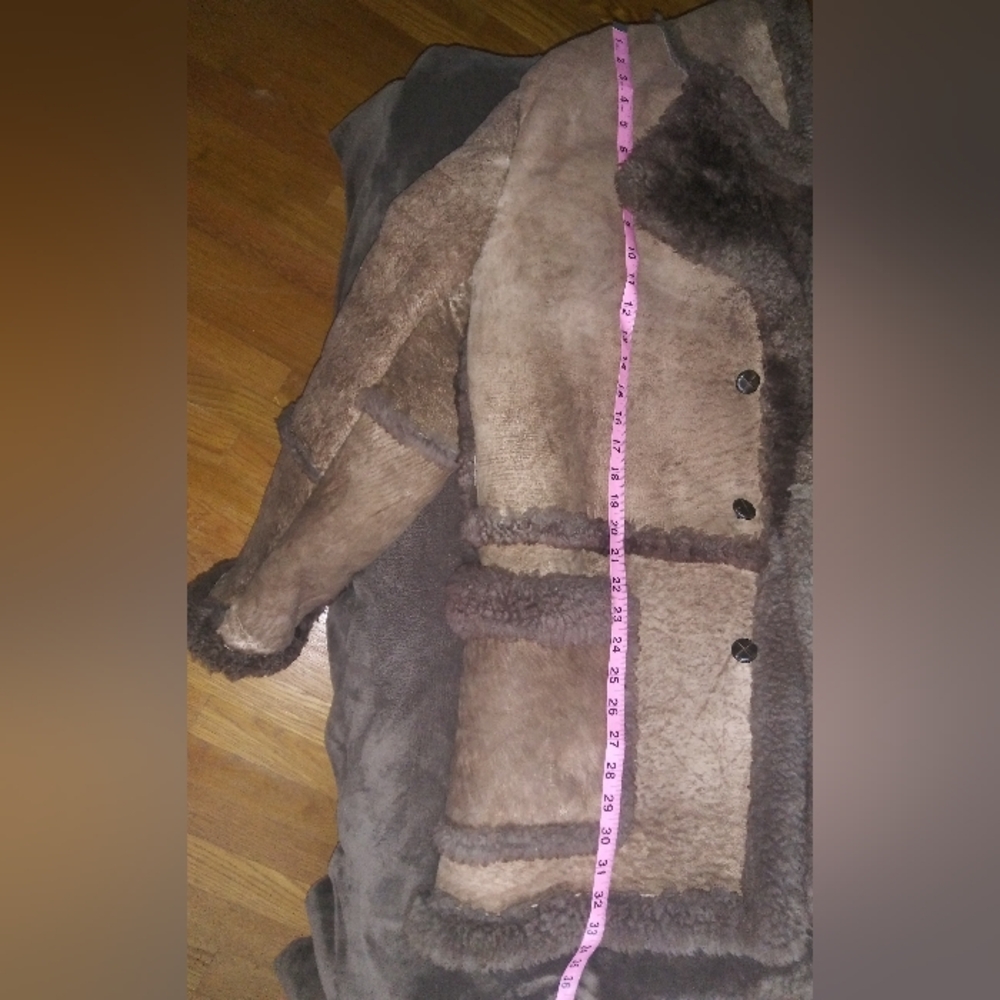 Ferris Bro's Furs Genuine Shearling Sheepskin Vintage Marlboro Man Style Jacket - Picture 9 of 15